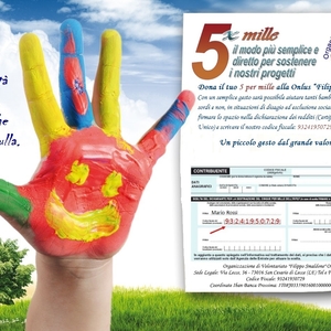 LA SOLIDARIETA’ IN UNA FIRMA – Anno 2019