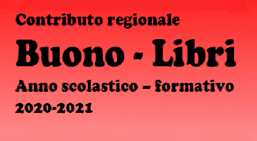 Contributo Regionale "Buono Libri" anno scolastico 2020/21