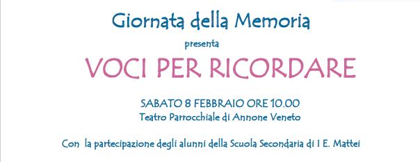 Voci per Ricordare