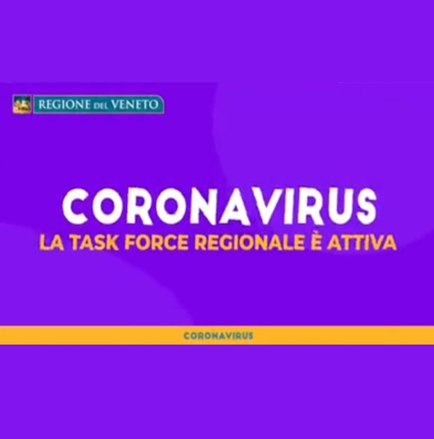 Coronavirus - Ordinanza del Ministero della Salute con la Regione Veneto